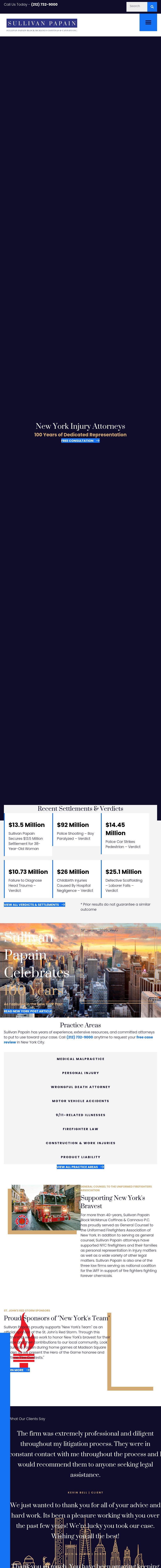 Sullivan Papain Block McGrath & Cannavo P.C. - New York NY Lawyers