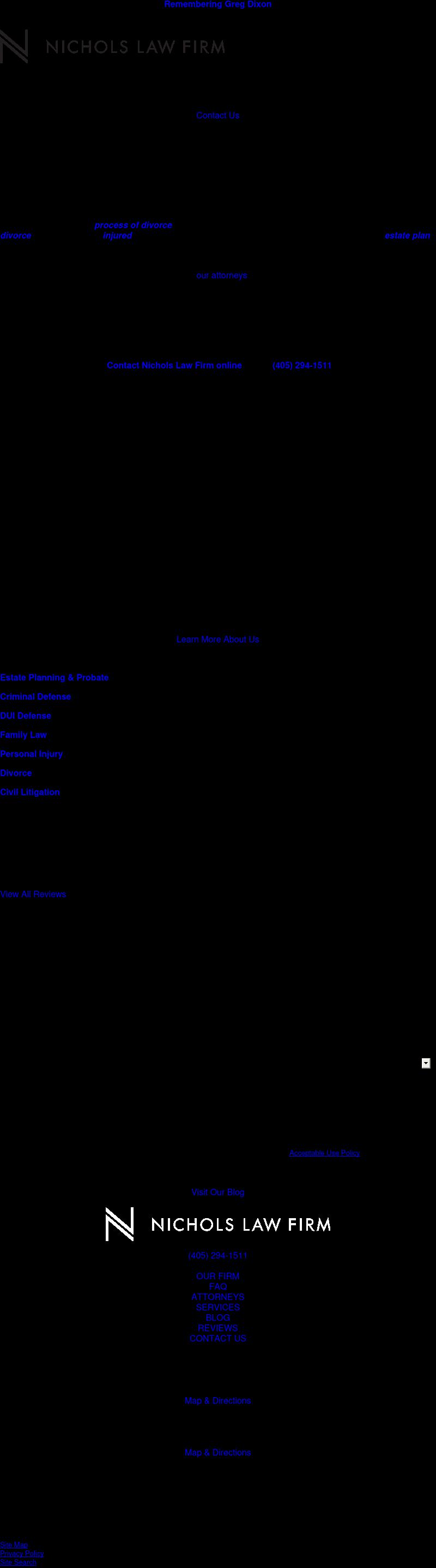 Nichols Law Firm - Wewoka OK Lawyers