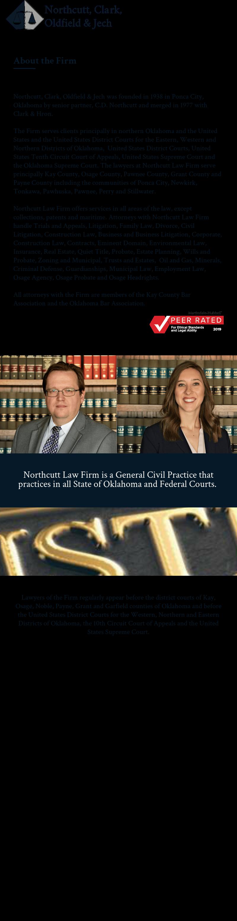 Northcutt Clark Gardner Hron & Brune - Northcutt Law Firm PLLC - Ponca City OK Lawyers