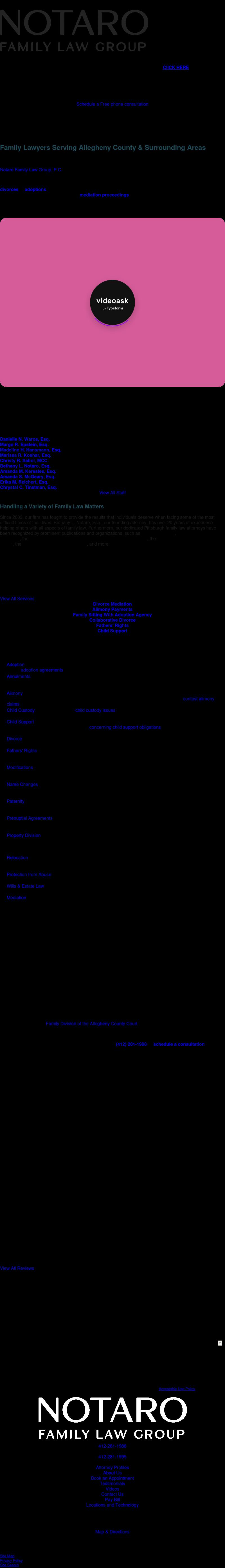 Notaro Gordon & Associates, P.C. - Pittsburgh PA Lawyers