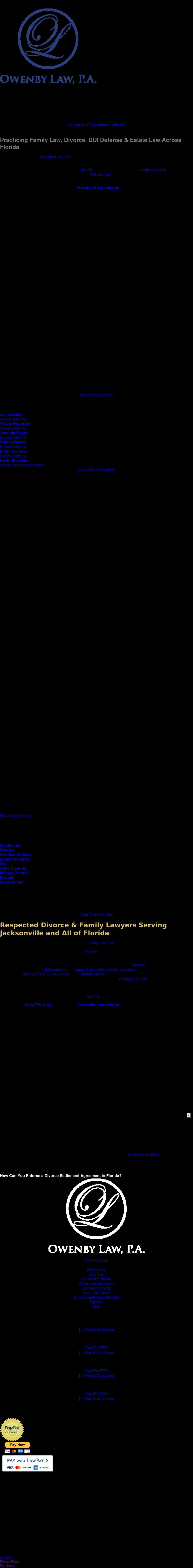 Owenby Law, LLC - Orange Park FL Lawyers