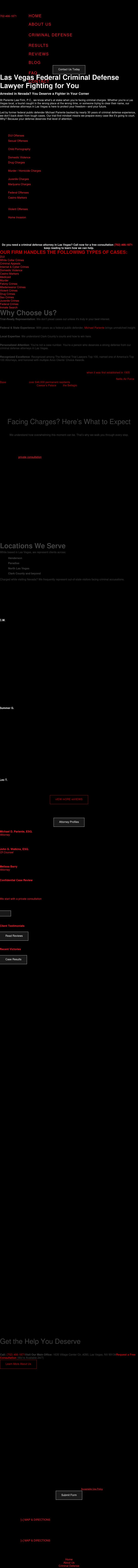 Pariente Law Firm, P.C. - Las Vegas NV Lawyers