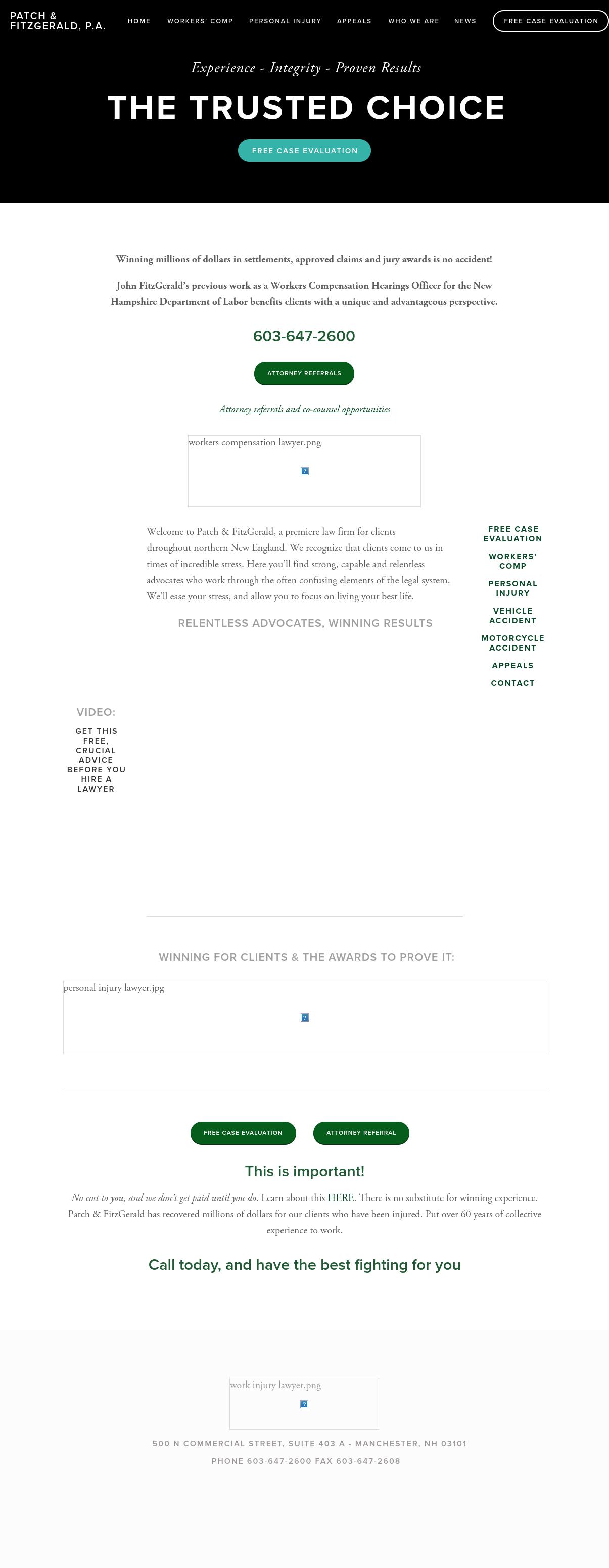 Patch & FitzGerald - Manchester NH Lawyers