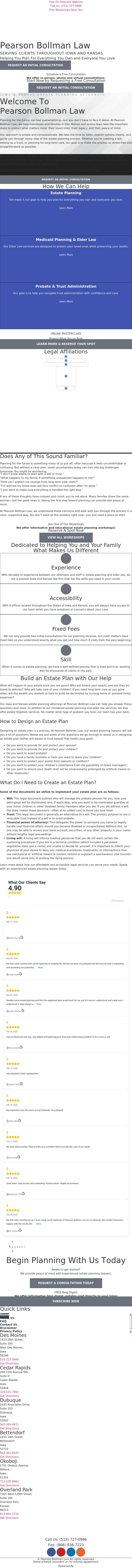 Pearson Bollman Law - West Des Moines IA Lawyers