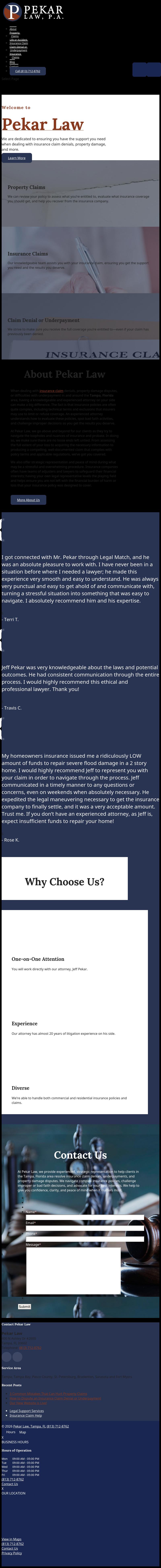 Pekar Law P.A. - Tampa FL Lawyers