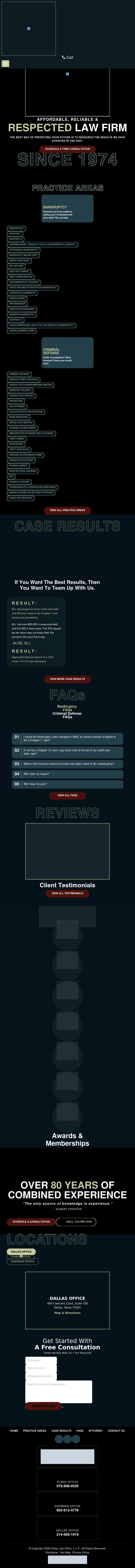 Pelley Law Office, L.L.P - Plano TX Lawyers