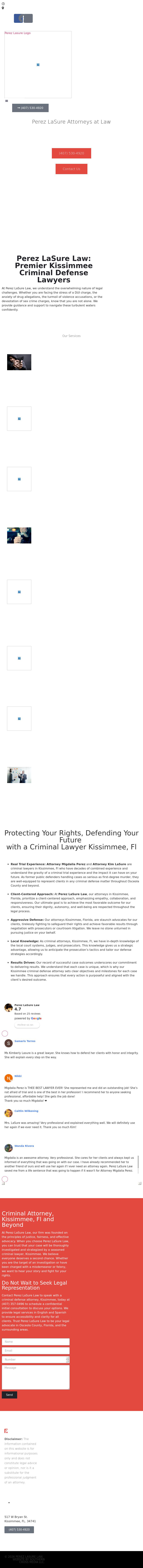 Perez LaSure Law - Kissimmee FL Lawyers