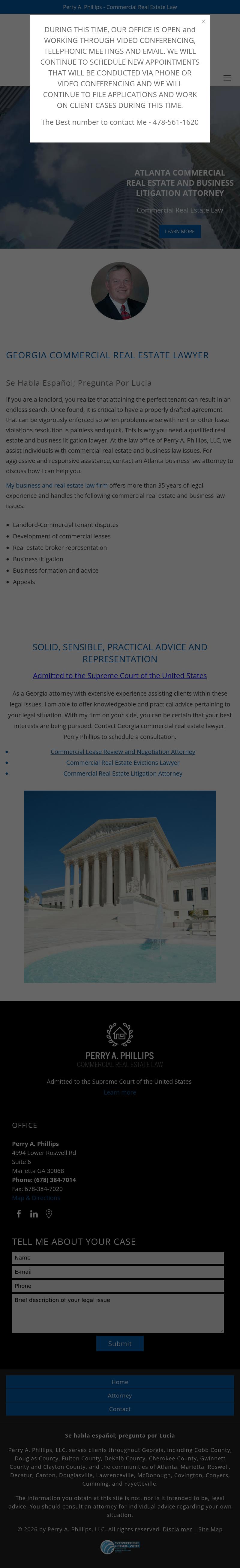 Perry A. Phillips, LLC - Marietta GA Lawyers