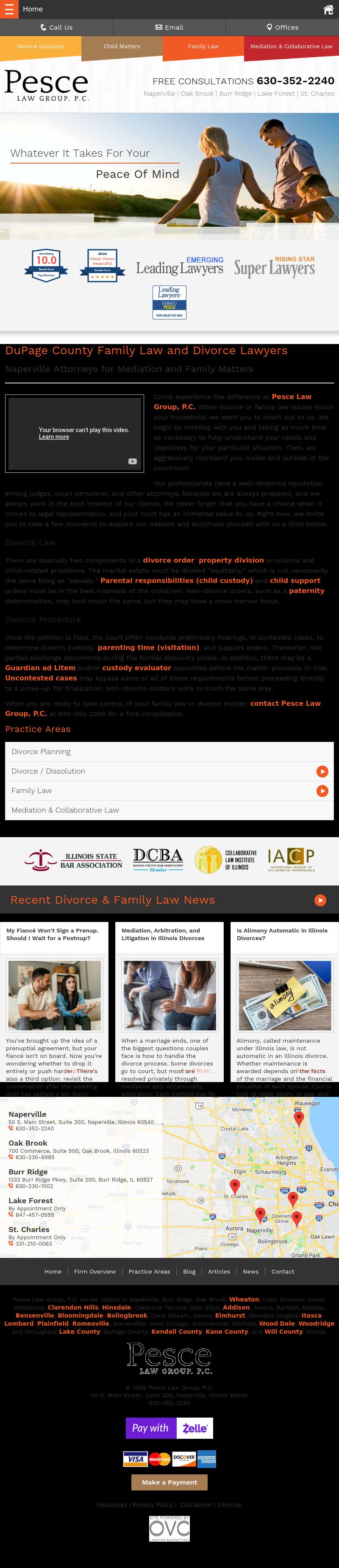 Pesce Law Group, P.C. - Naperville IL Lawyers