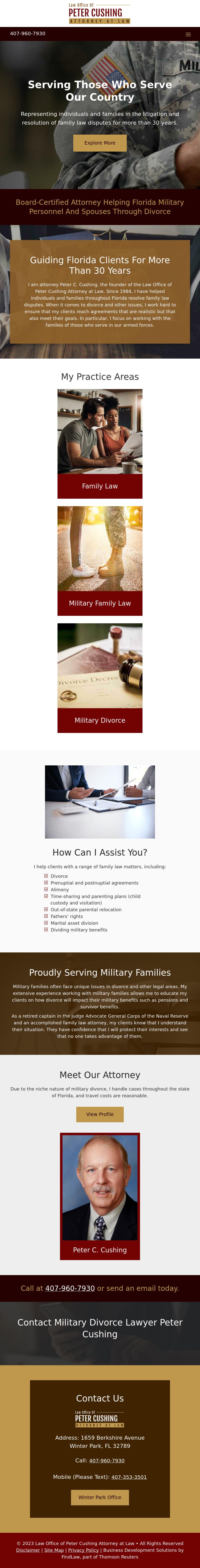 Peter C. Cushing Attorney at Law - Winter Park FL Lawyers