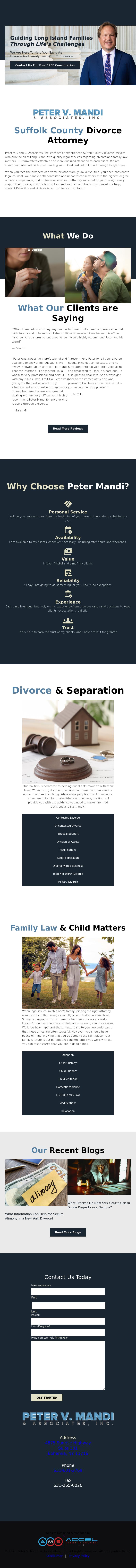 Peter V. Mandi & Associates, Inc. - Bohemia NY Lawyers