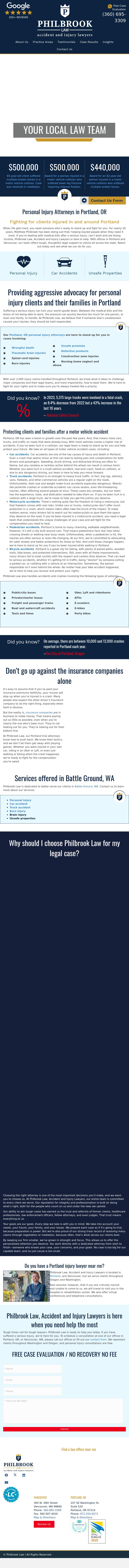 Philbrook Law Office, P.S. - Vancouver WA Lawyers