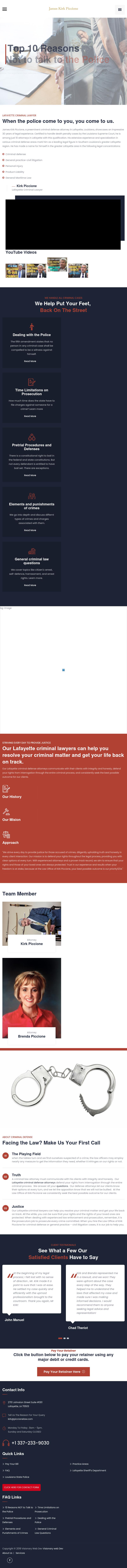 Piccione & Piccione - Lafayette LA Lawyers