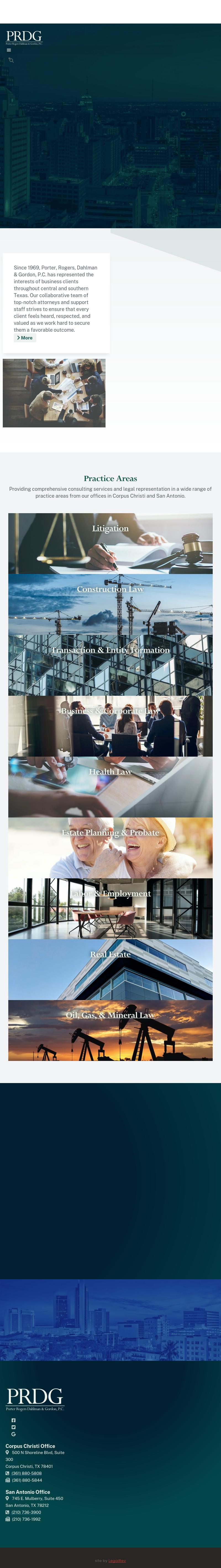 Porter, Rogers, Dahlman & Gordon, P.C. - San Antonio TX Lawyers