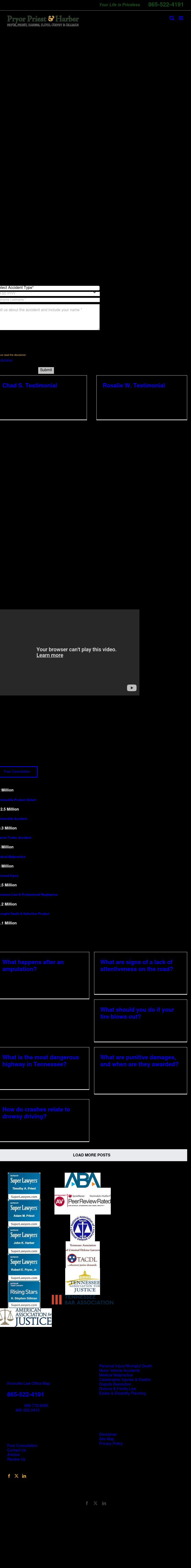 Pryor, Priest, and Harber - Knoxville TN Lawyers