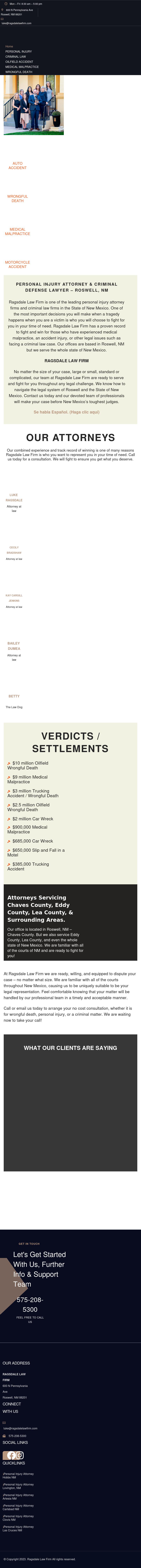 Ragsdale Law Firm - Roswell NM Lawyers