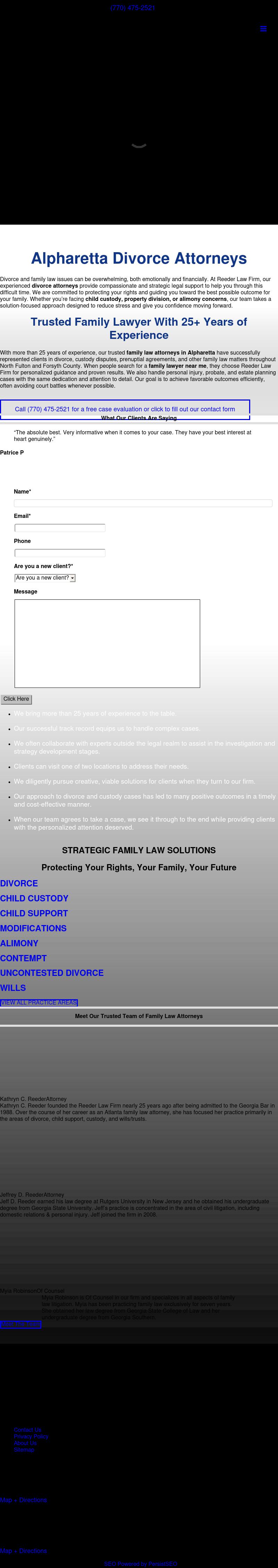 Reeder Law Firm - Alpharetta GA Lawyers