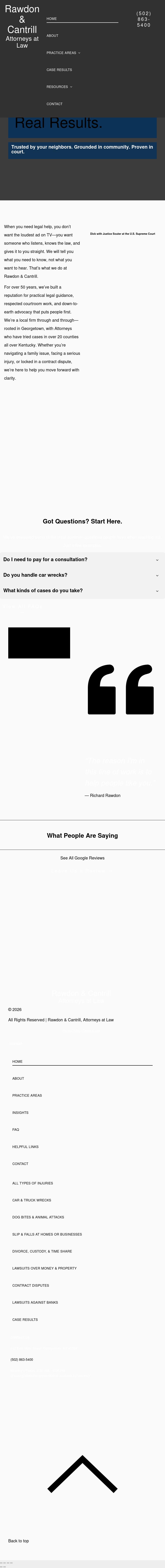 Richard M. Rawdon Jr. - Georgetown KY Lawyers