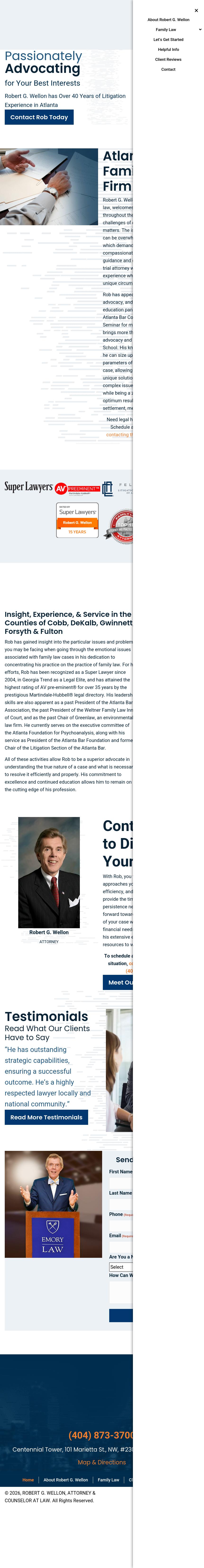 Robert G. Wellon - Atlanta GA Lawyers