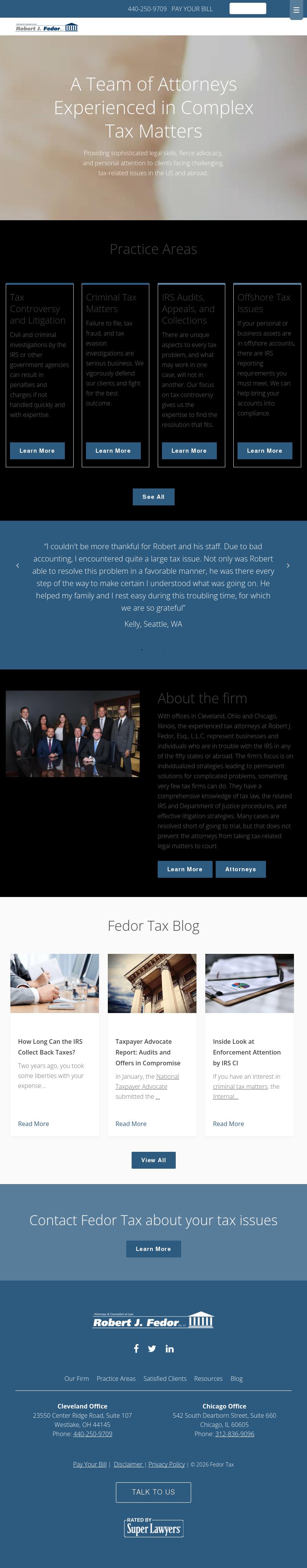 Robert J. Fedor, Esq., L.L.C. - Westlake OH Lawyers