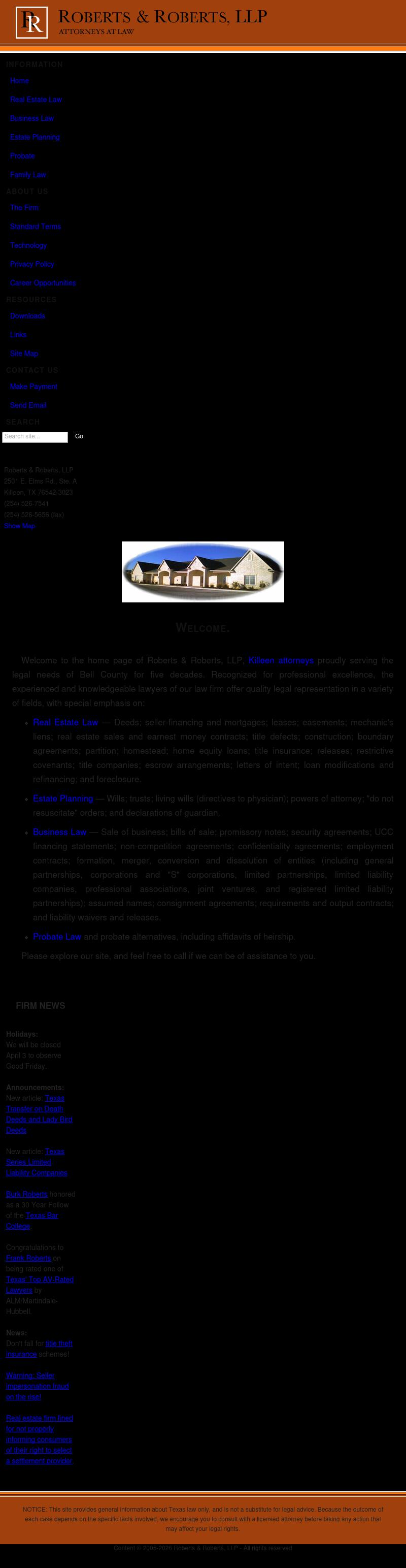 Roberts & Roberts, LLP - Killeen TX Lawyers