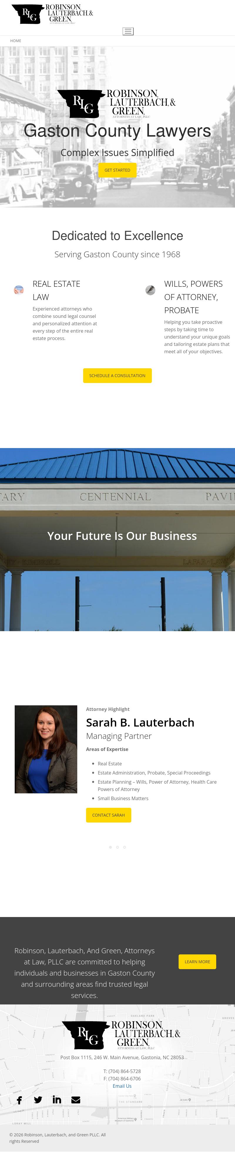 Robinson Law Firm - Gastonia NC Lawyers