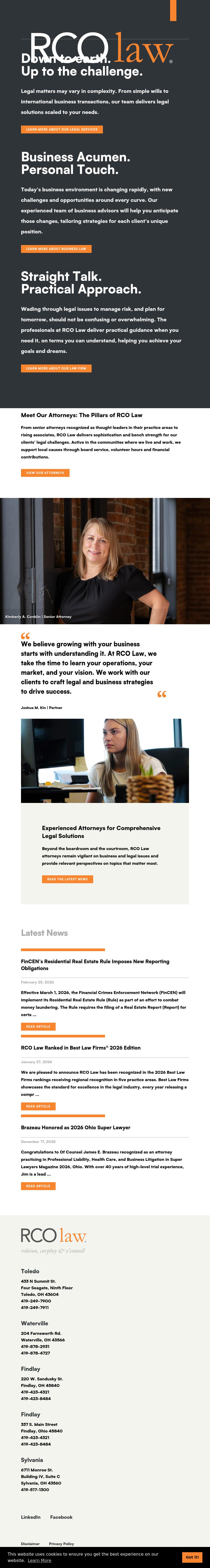 Robison, Curphey & O'Connell, LLC - Tecumseh MI Lawyers