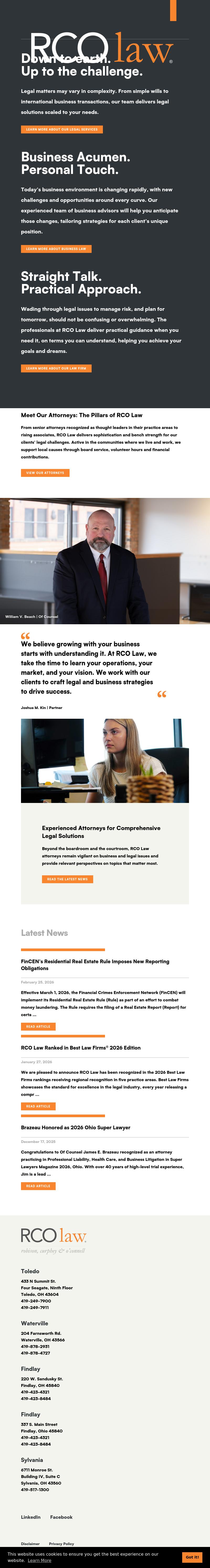 Robison, Curphey & O'Connell, LLC - Waterville OH Lawyers