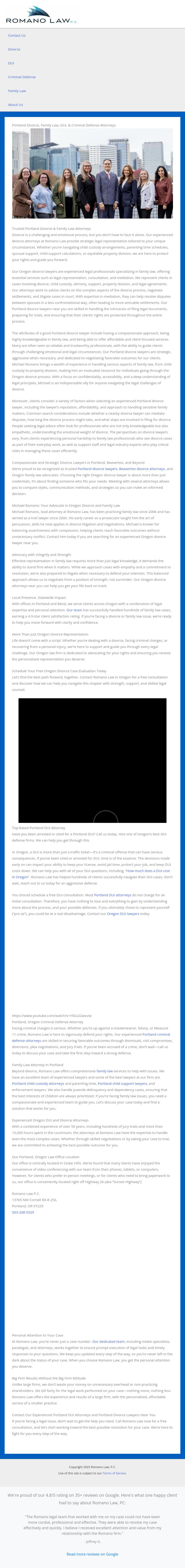 Romano Law, P.C. - Bend OR Lawyers