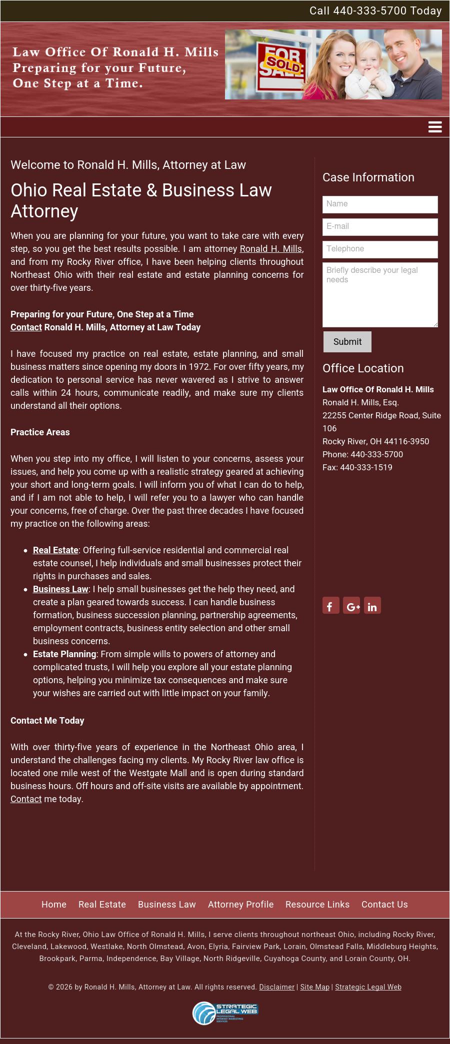 Ronald H. Mills & Associates - Rocky River OH Lawyers