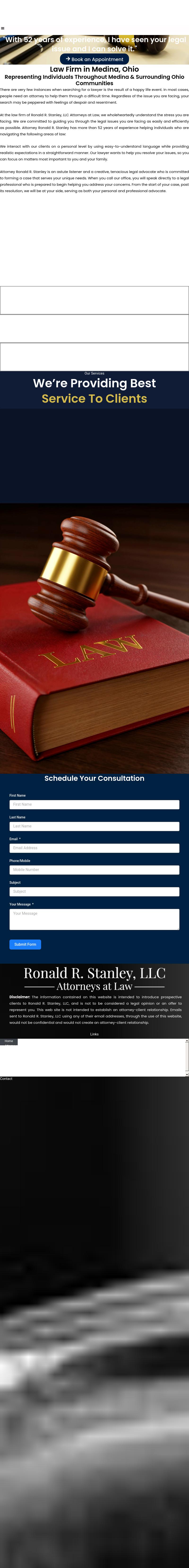 Ronald R. Stanley Attorneys at Law LLC - Medina OH Lawyers