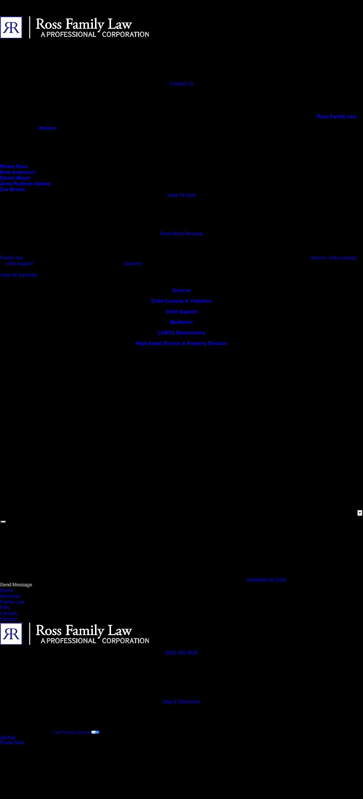 Ross Family Law, P.C. - Pleasanton CA Lawyers