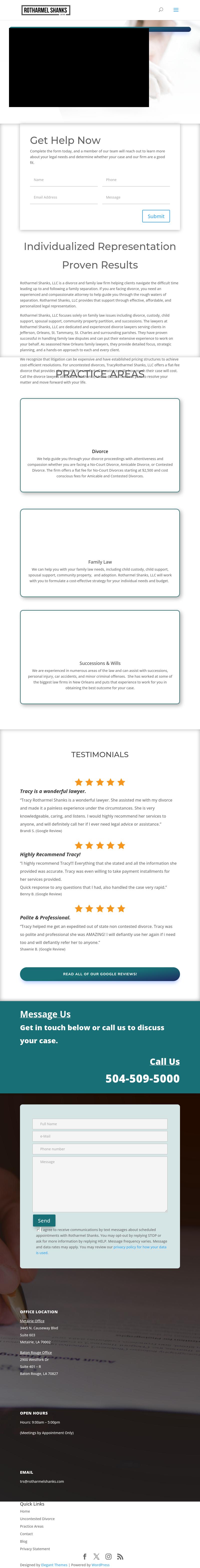 Rotharmel Shanks, LLC - New Orleans LA Lawyers