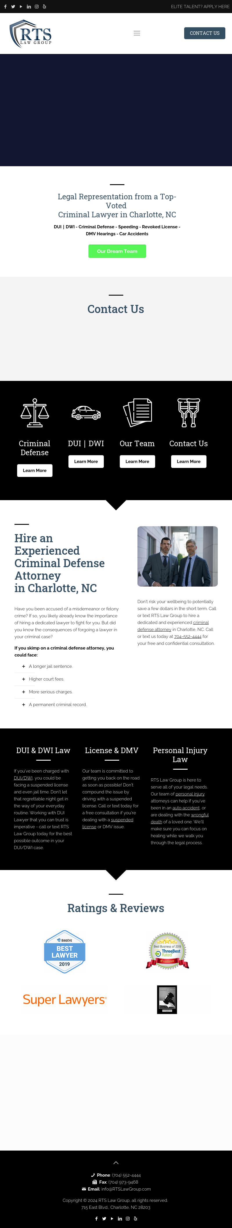 RTS LAW GROUP - Charlotte NC Lawyers