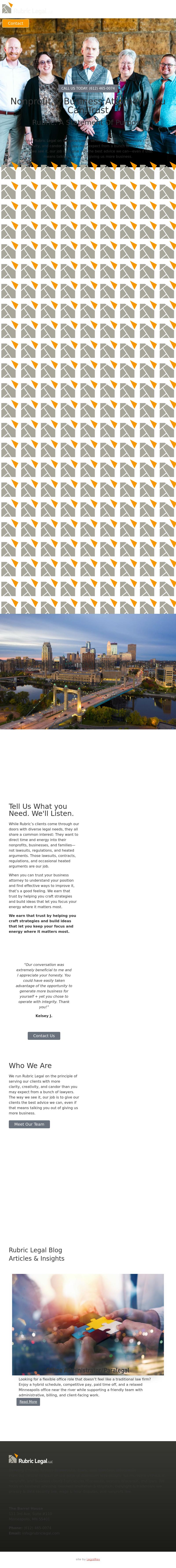 Rubric Legal LLC - Minneapolis MN Lawyers