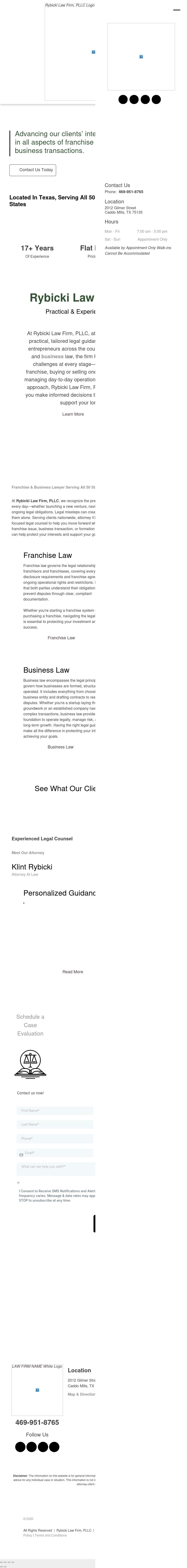 Rybicki Law Firm, PLLC - Royse City TX Lawyers