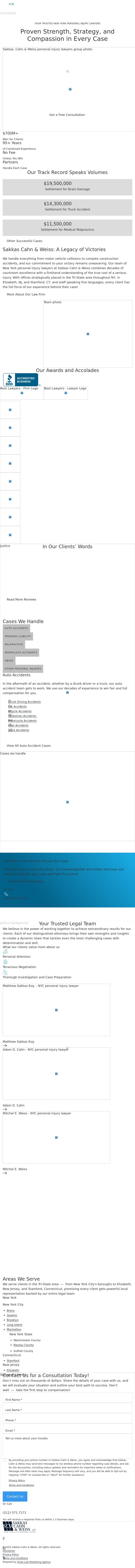 Sakkas, Cahn & Weiss, LLP - Fair Lawn NJ Lawyers