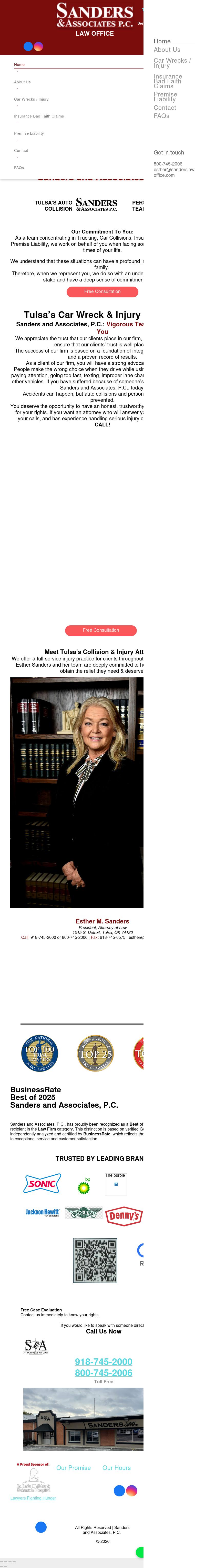 Sanders & Associates, P.C. - Tulsa OK Lawyers