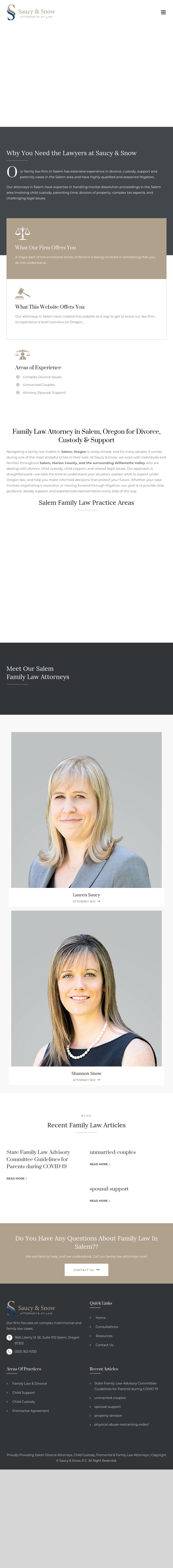 Saucy & Saucy, P.C. - Salem OR Lawyers