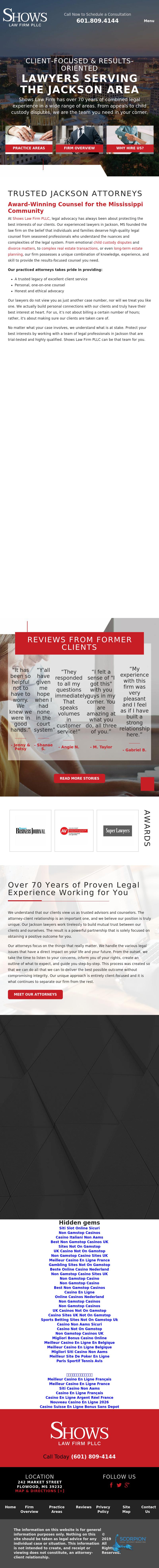 Shows Law Firm PLLC - Flowood MS Lawyers