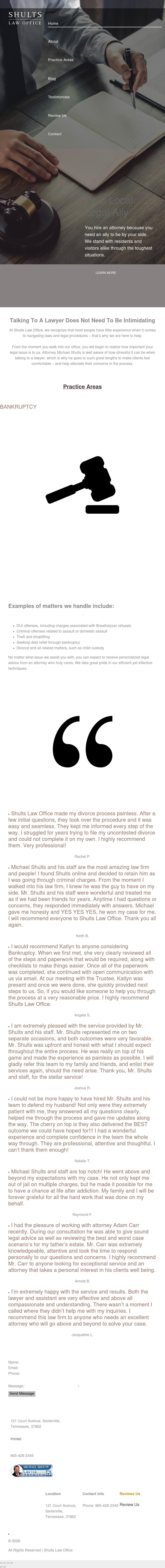 Shults Law Office - Sevierville TN Lawyers