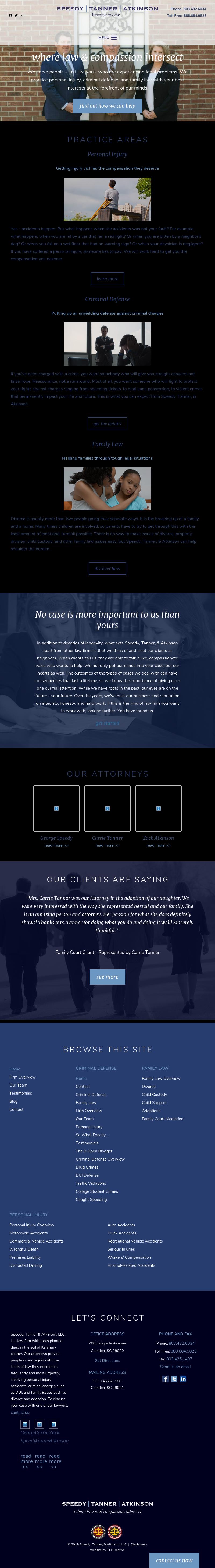 Speedy, Tanner, Atkinson & Cook, LLC - Lancaster SC Lawyers