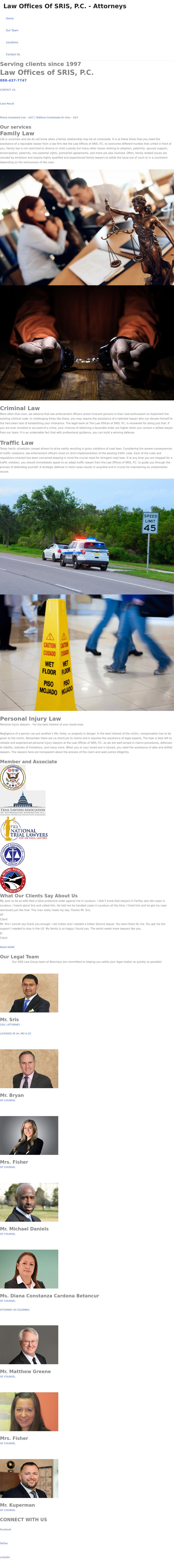 SRIS Law Group P.C. - Baltimore MD Lawyers