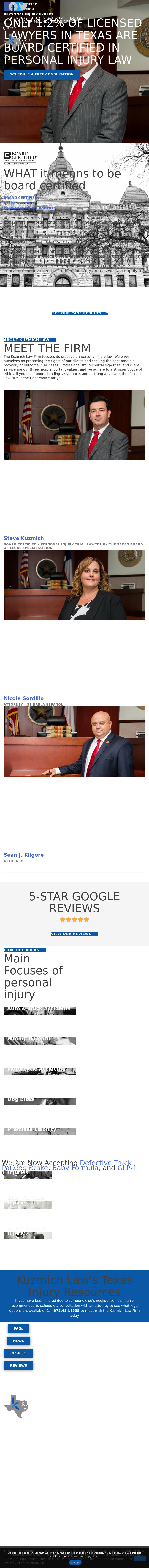 Kuzmich Law Firm P.C. - Lewisville TX Lawyers