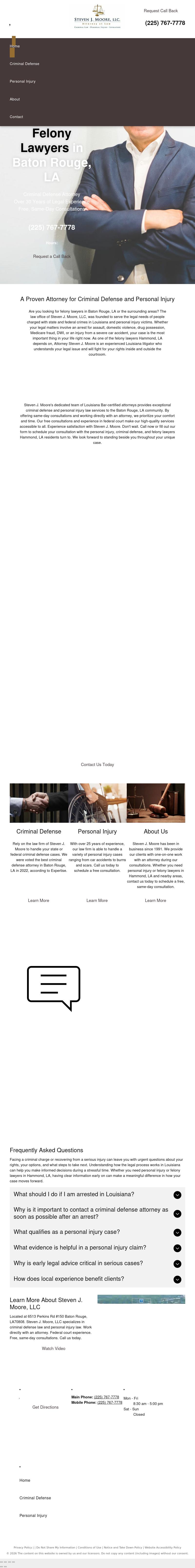 Steven J. Moore, LLC - Baton Rouge LA Lawyers