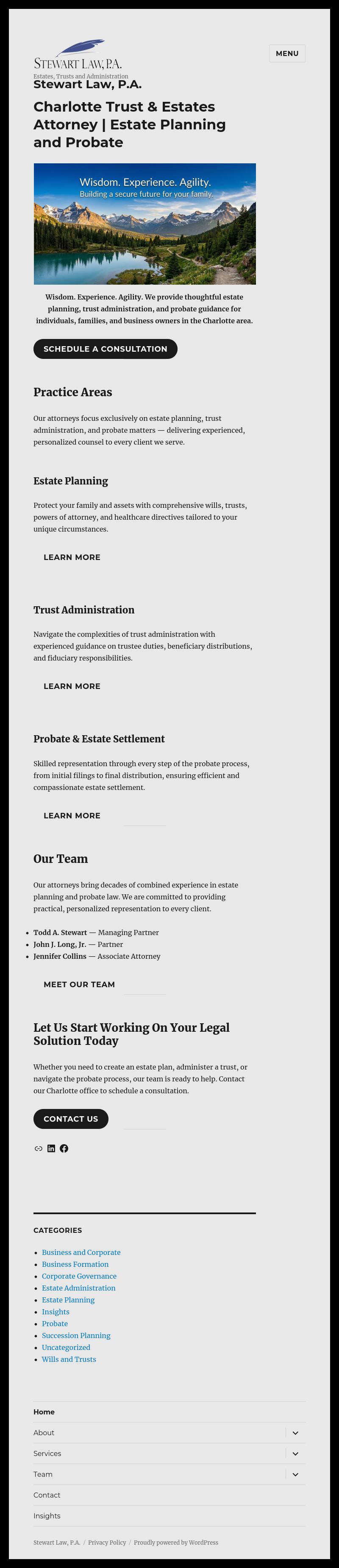 Stewart Law, P.A. - Charlotte NC Lawyers