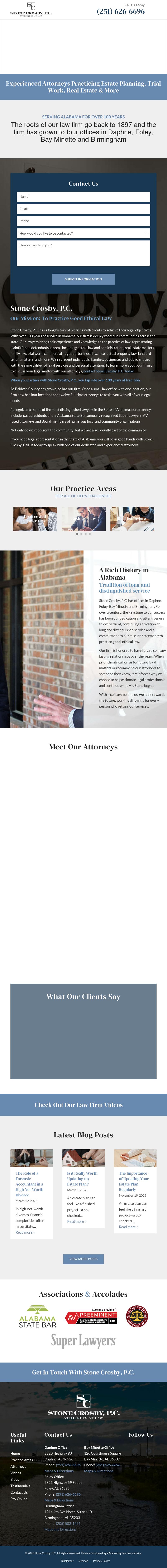 Stone, Granade & Crosby, P.C. - Foley AL Lawyers