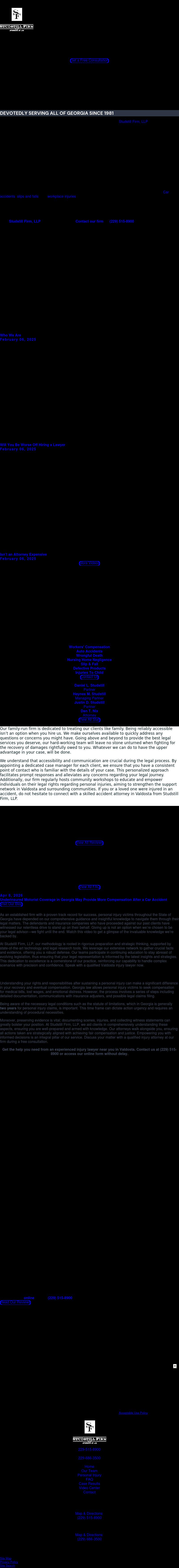 Studstill Firm, LLP - Nashville GA Lawyers