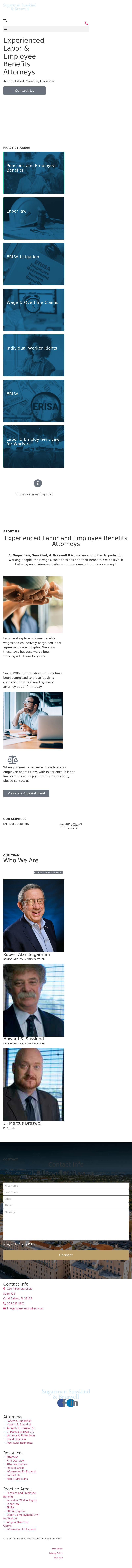 Sugarman & Susskind, P.A. - Miami (Coral Gables) FL Lawyers