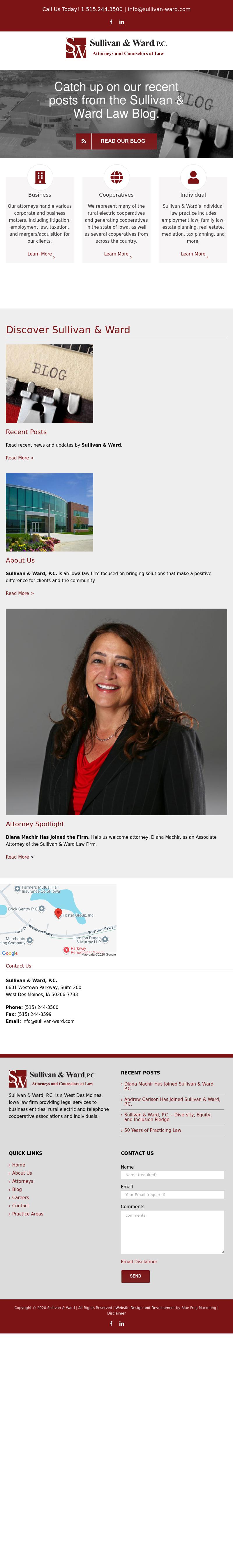 Sullivan & Ward, P.C. - West Des Moines IA Lawyers